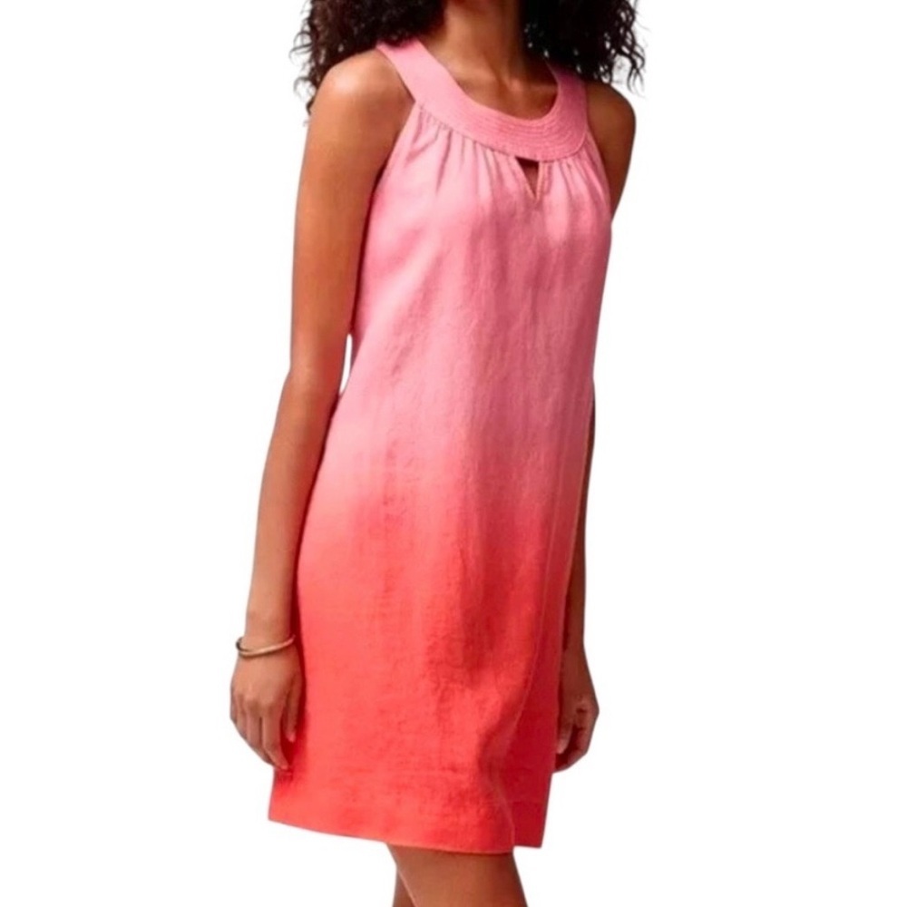 Tommy Bahama Pink To Red Ombre Mini Dress